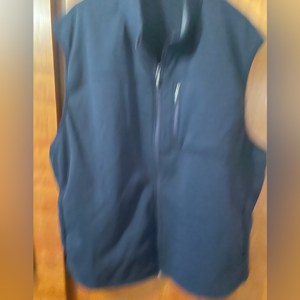 Men's Navy Blue Fleece Vest